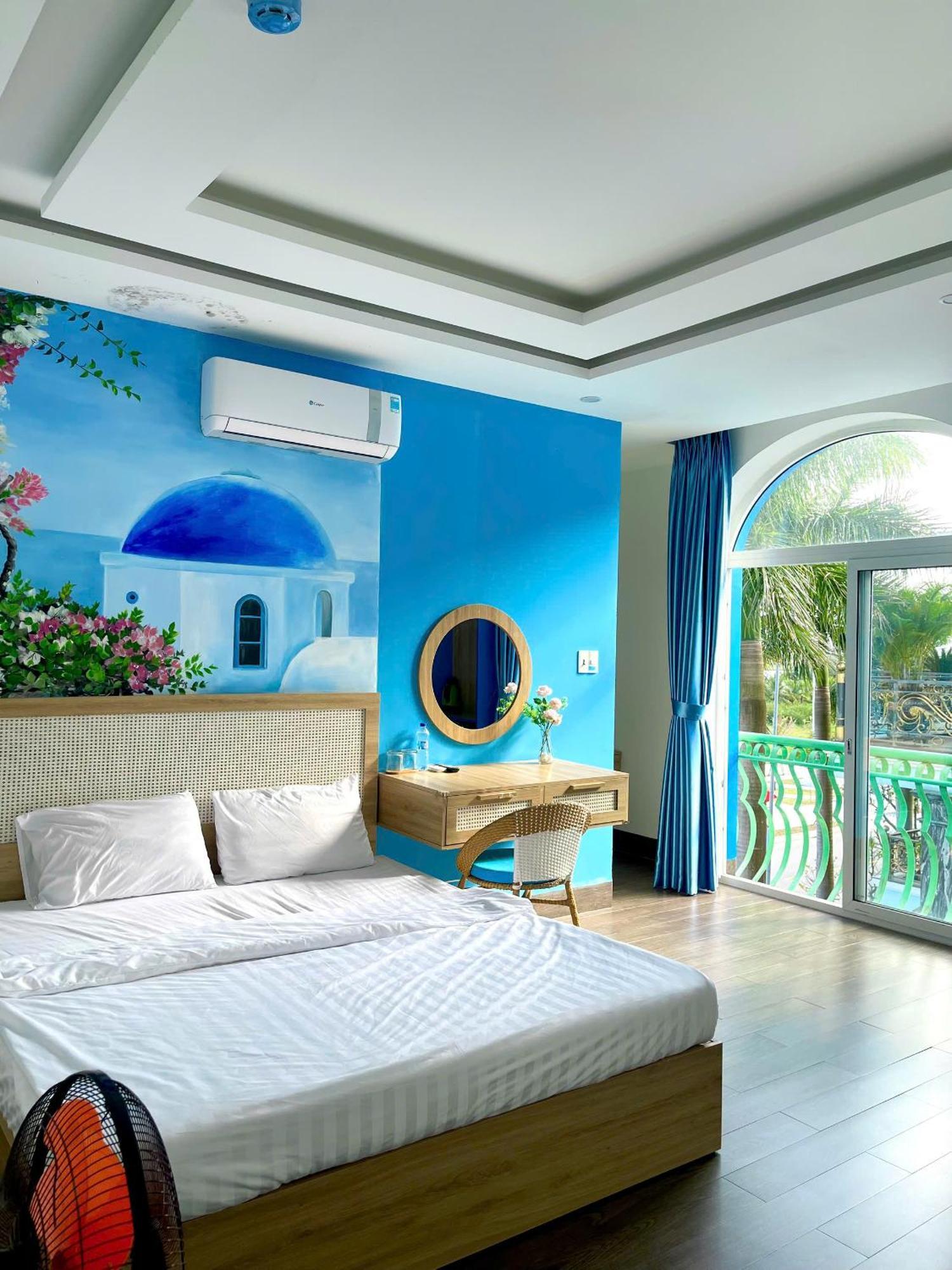 岘港 Santorini House And Coffee酒店 外观 照片