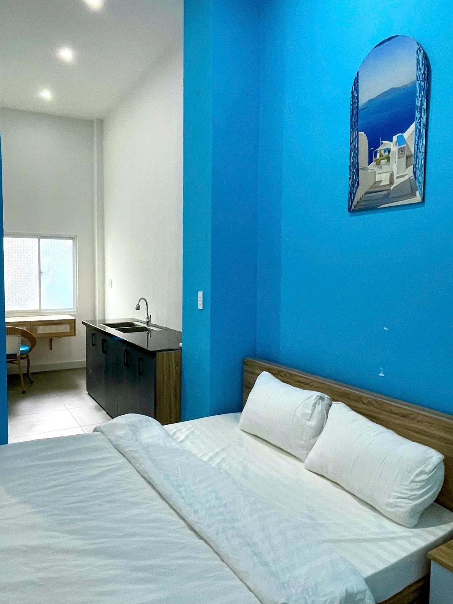岘港 Santorini House And Coffee酒店 外观 照片
